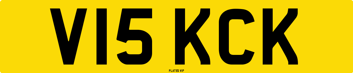 V15 KCK Number Plate