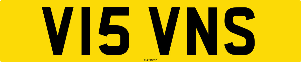 V15 VNS Number Plate