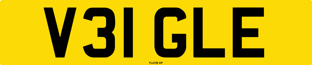 V31 GLE Number Plate