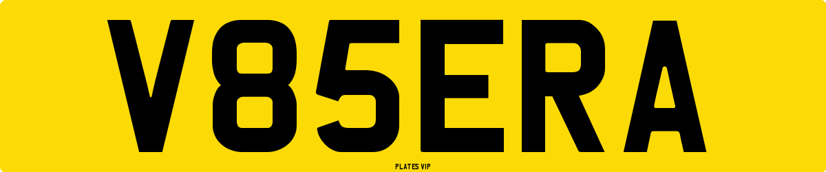 V85ERA Number Plate