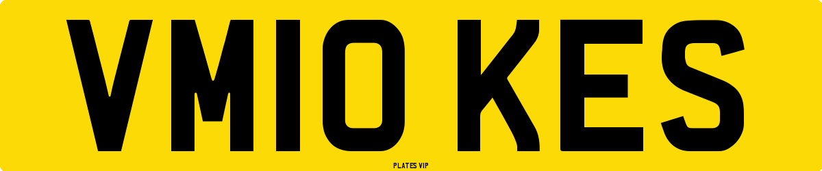 VM10 KES Number Plate