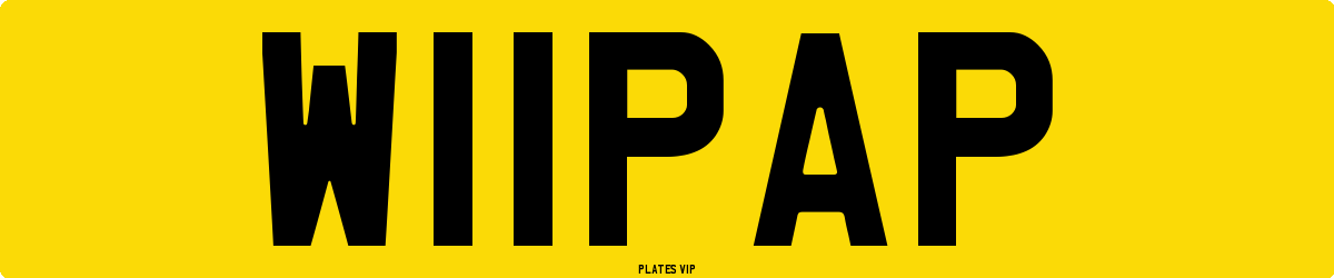 W11PAP Number Plate