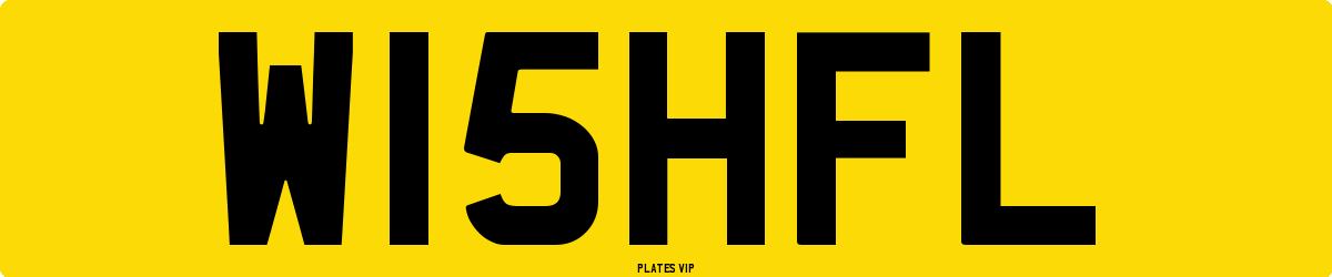W15HFL Number Plate