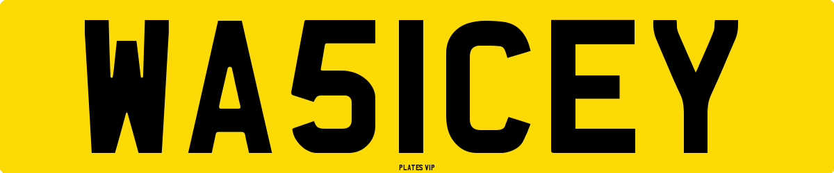 WA51CEY Number Plate