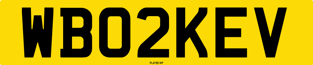 WB02KEV Number Plate
