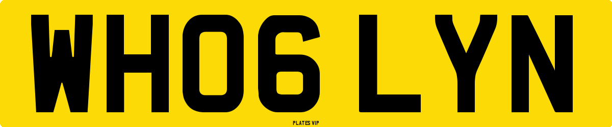 WH06 LYN Number Plate