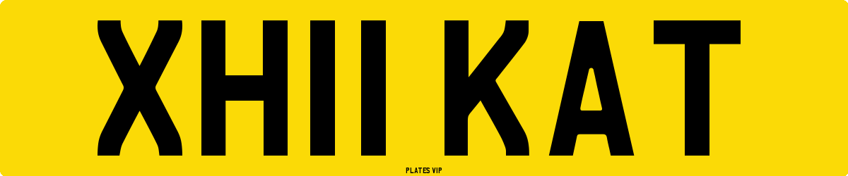 XH11 KAT Number Plate