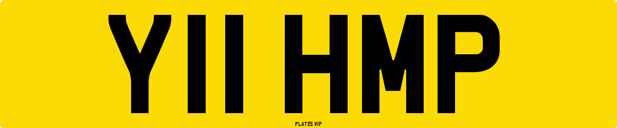 Y11 HMP Number Plate