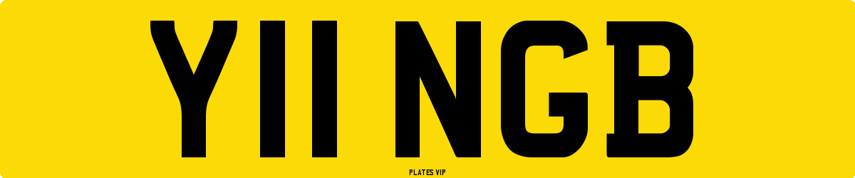 Y11 NGB Number Plate