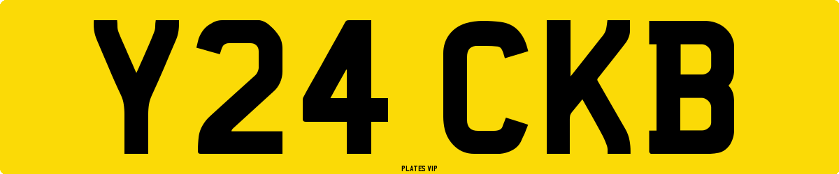 Y24 CKB Number Plate