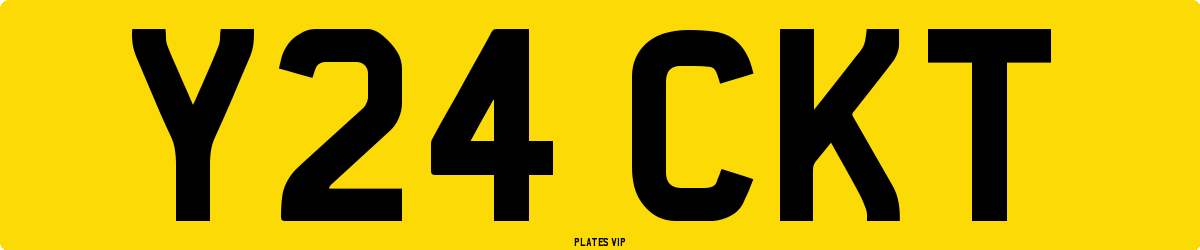 Y24 CKT Number Plate