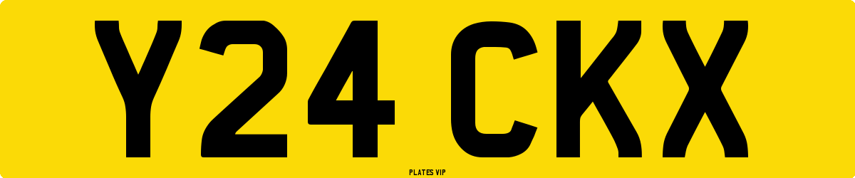 Y24 CKX Number Plate