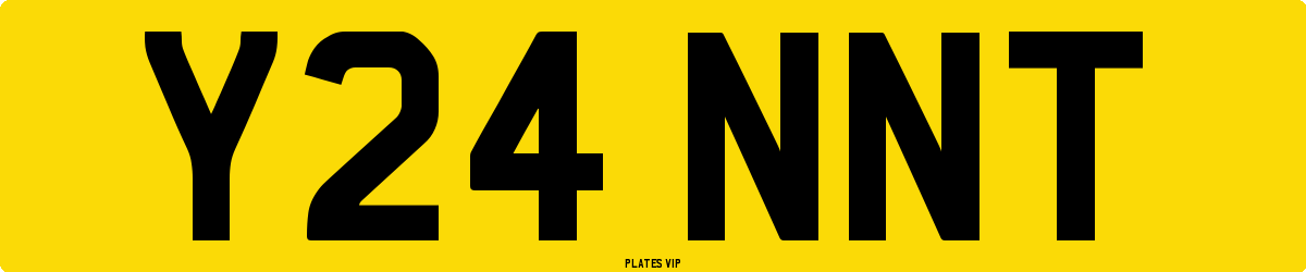 Y24 NNT Number Plate
