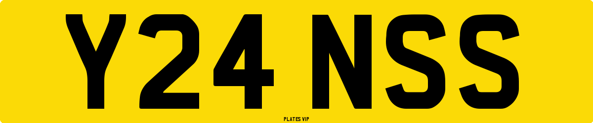 Y24 NSS Number Plate