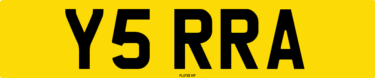 Y5 RRA Number Plate
