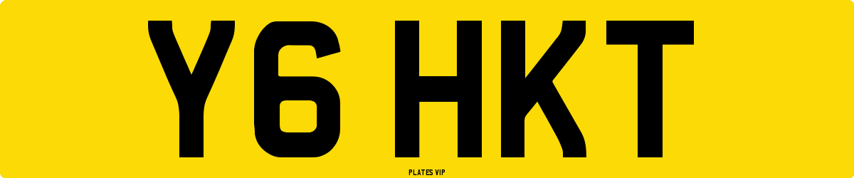Y6 HKT Number Plate