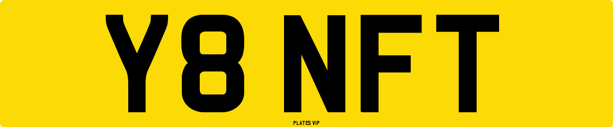 Y8 NFT Number Plate