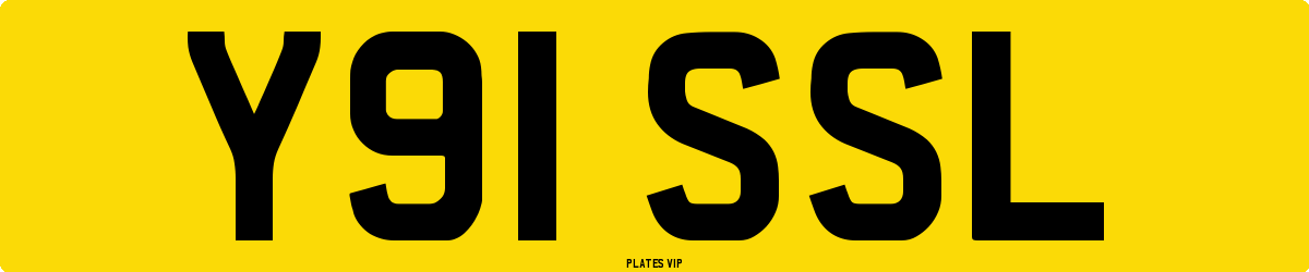 Y91 SSL Number Plate