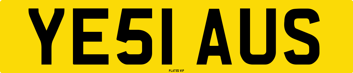 YE51 AUS Number Plate