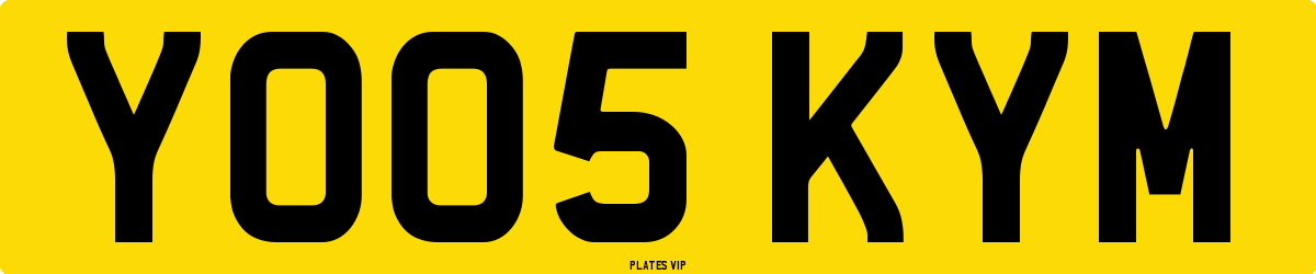 YO05 KYM Number Plate