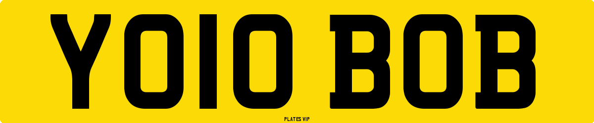 YO10 BOB Number Plate