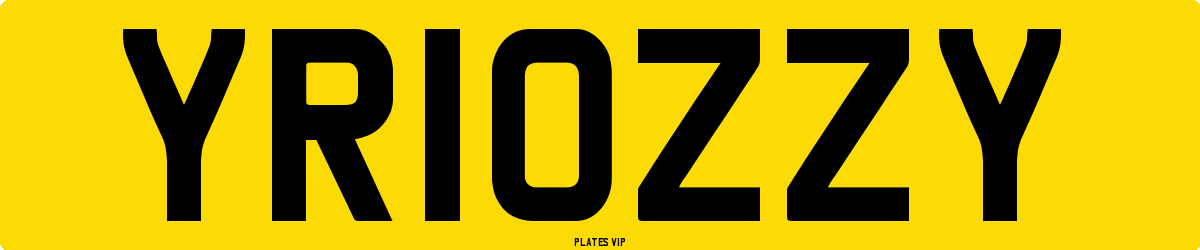 YR10ZZY Number Plate