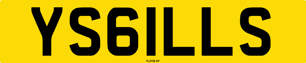 YS61LLS Number Plate