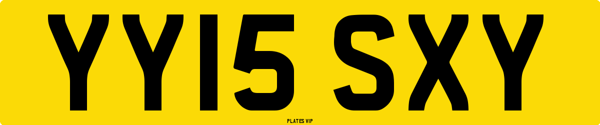 YY15 SXY Number Plate